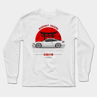 Tuner White Eclipse 2GA JDM Long Sleeve T-Shirt